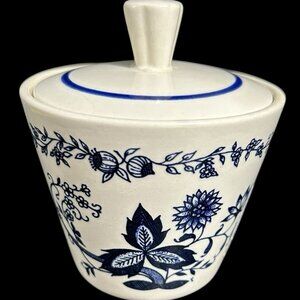 Anfora Azulejo Covered Condiment / Sugar Bowl